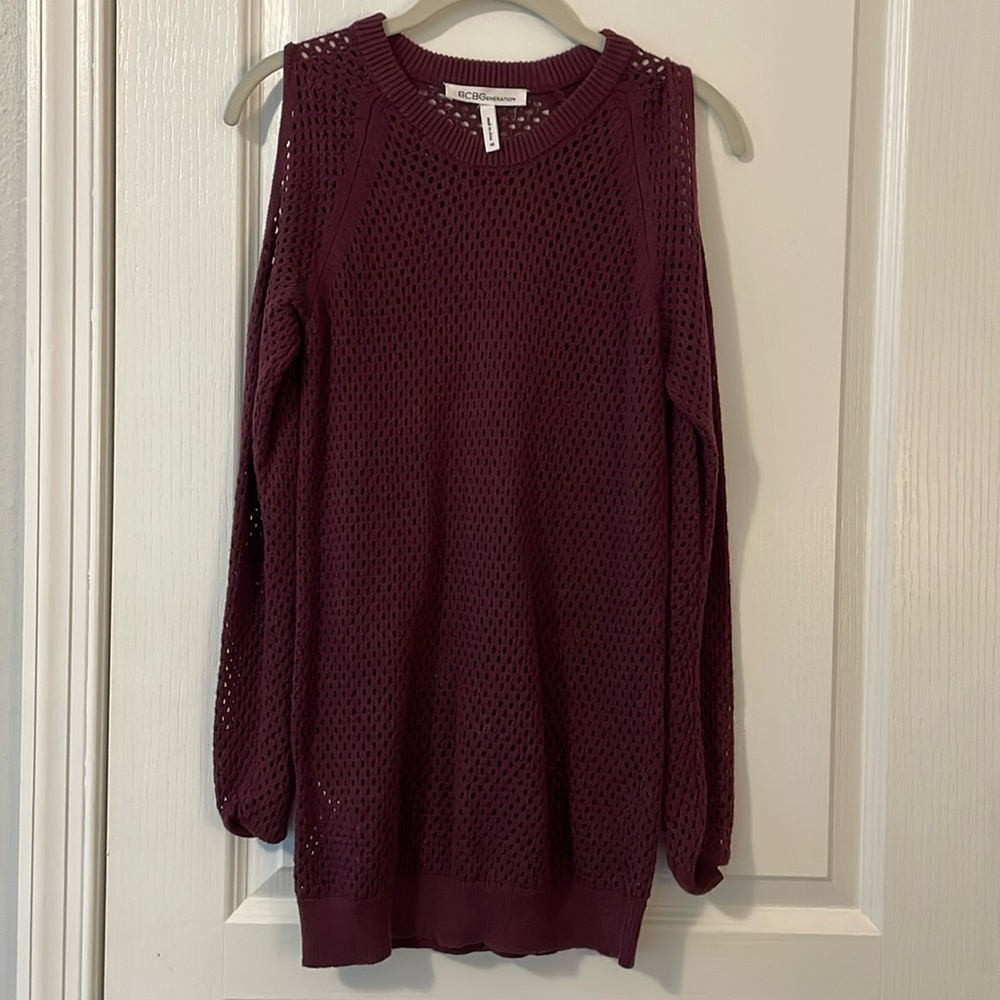 BCBGeneration Burgundy Sweater